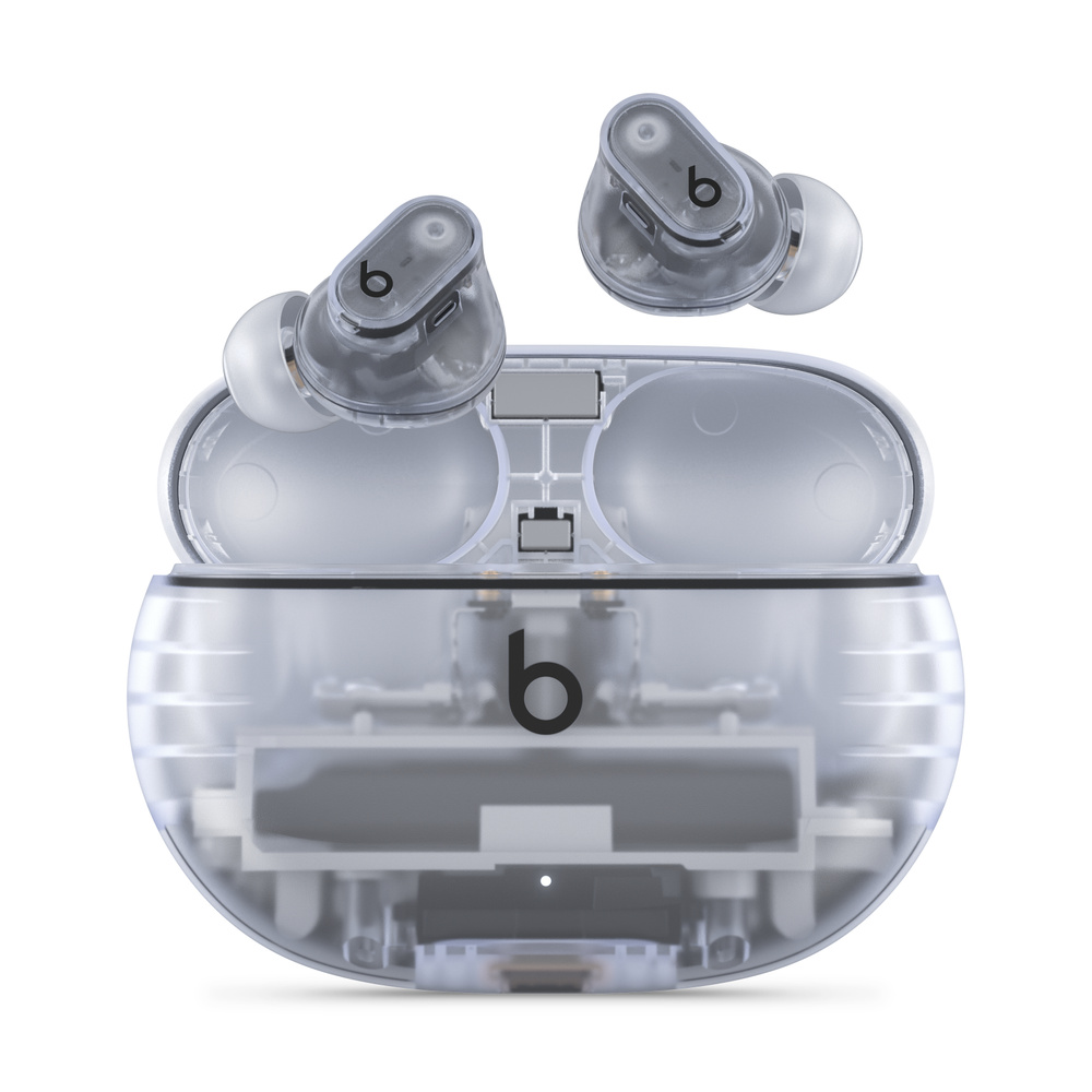 Apple Beats ,Studio Buds PlusTrue Wireless Noise Cancelling Earbuds, Transparent, MQLK3AE/A
