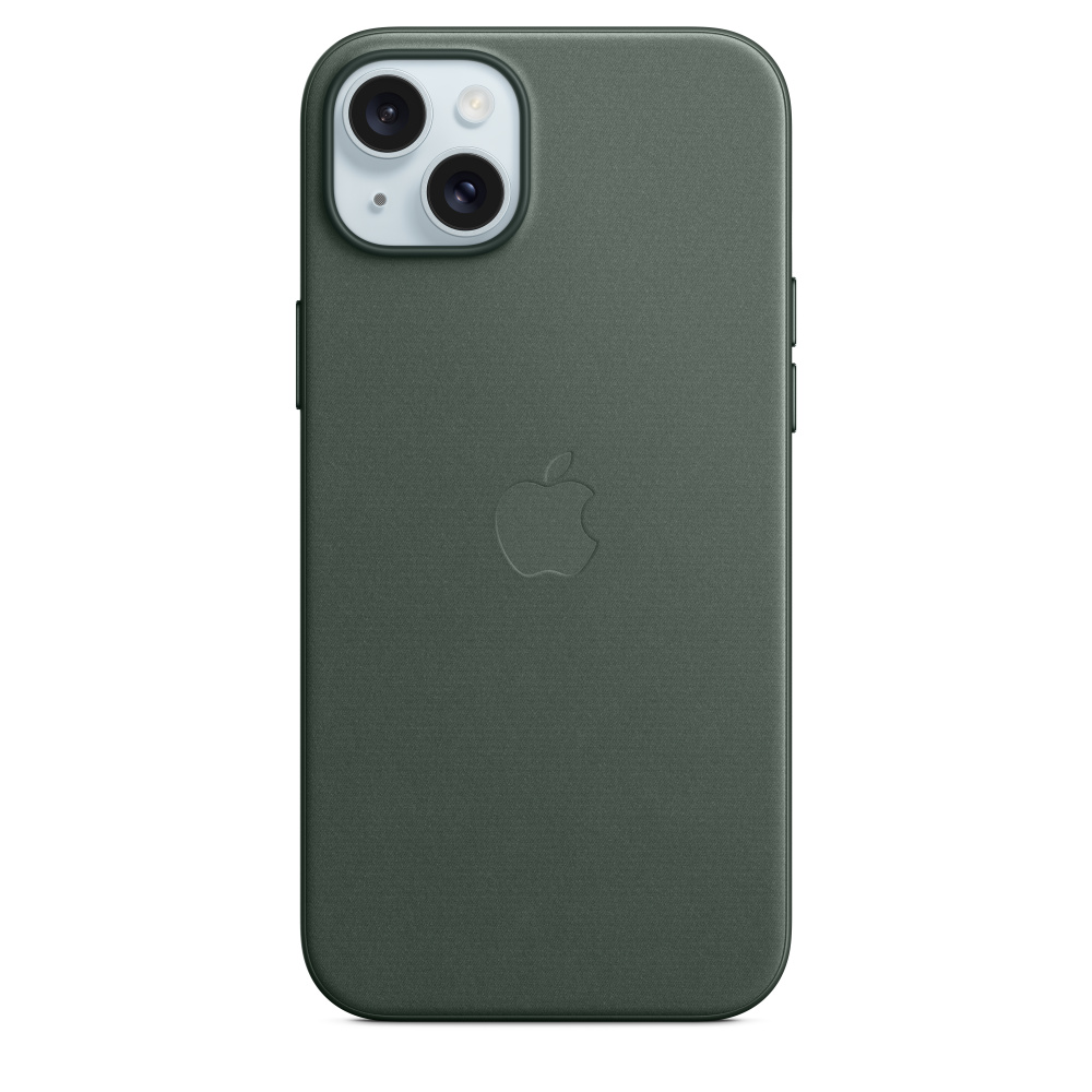 Apple iPhone 15 Plus FineWoven Case with MagSafe , Evergreen,MT4F3ZM/A