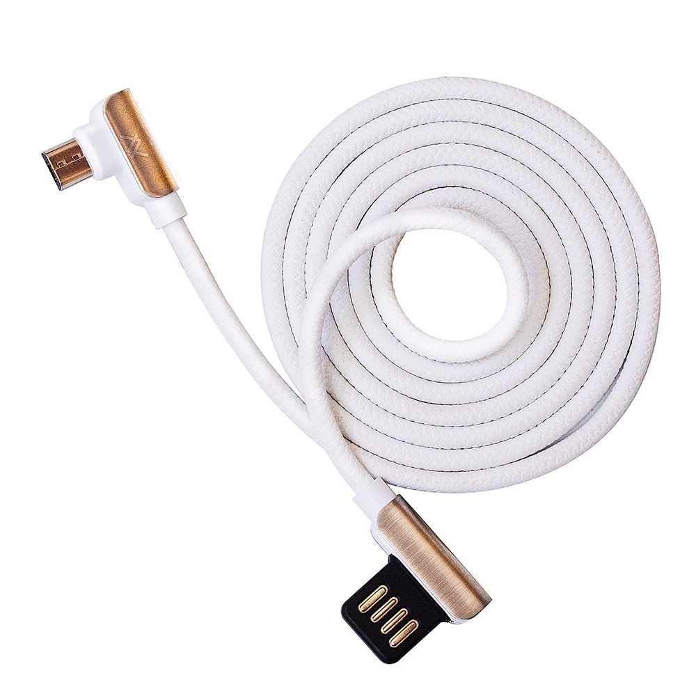 Lavvento Gaming Charger Cable Micro, 1M, White, Gold ,MX-47-5