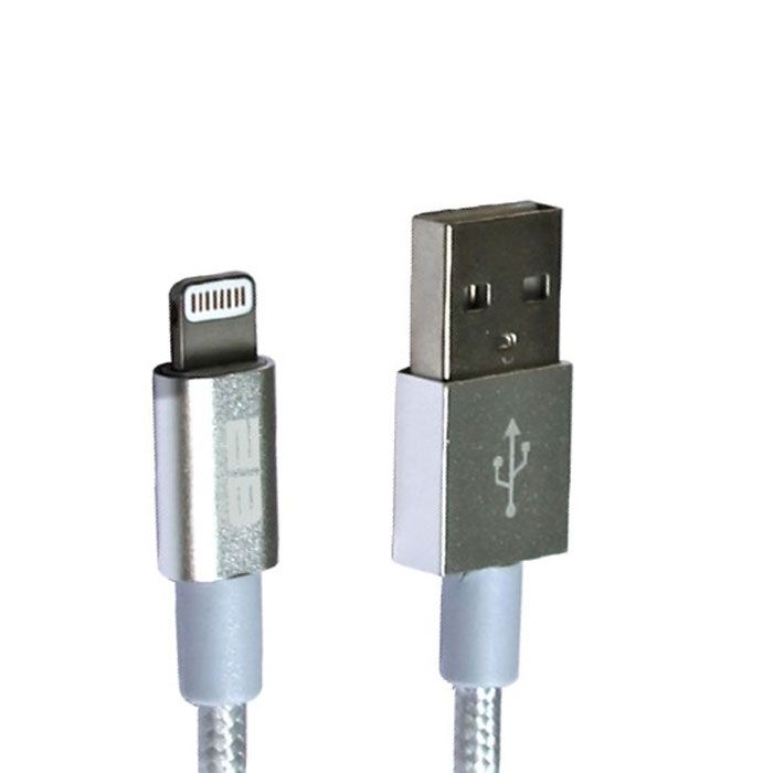 2B Lightning cable 1M, Silver, MX-32-S