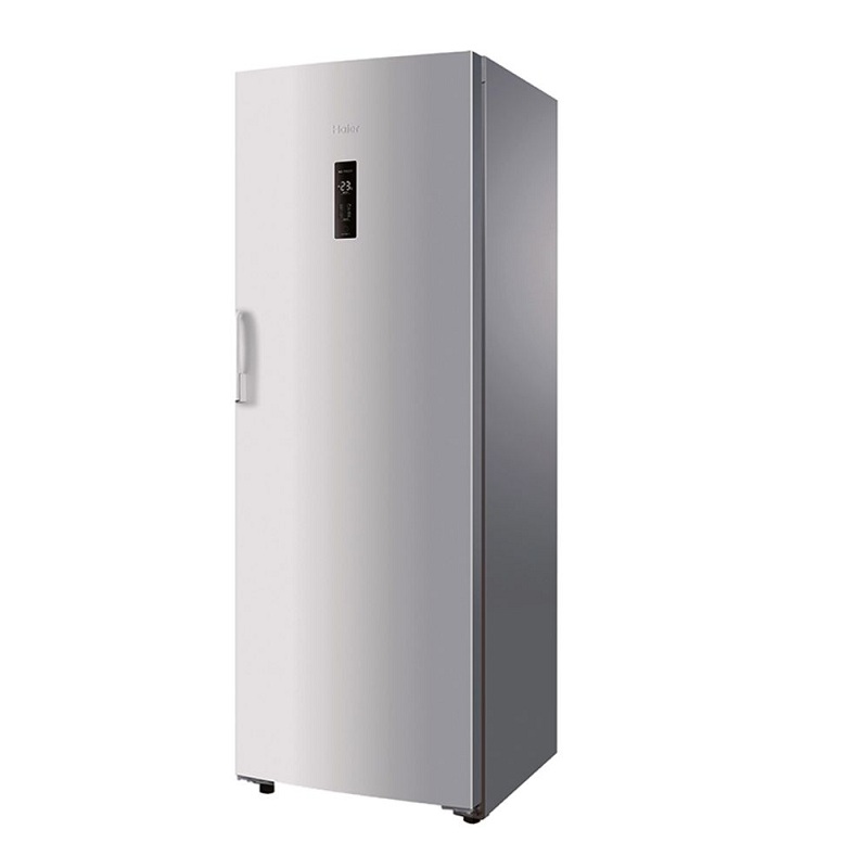 HAIER Upright Freezer 9.3 Feet, 262 L, One Door, Silver - HVF300SS-2