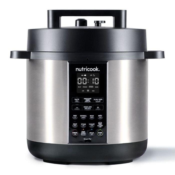 Nutricook 8-In-1 Smart Pot 2 Prime, 1200W, 8L, , Steel/Black, NC-SP208P
