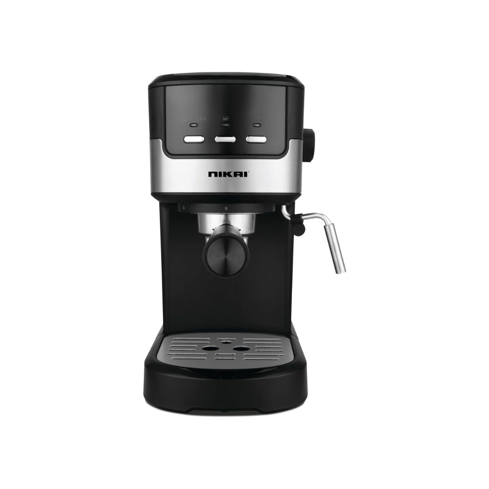 Nikai Coffee Maker, Espresso Coffee Maker With Foam Technology, Water 1.25 Liters, 850 Watts, Black,NEM1990AX