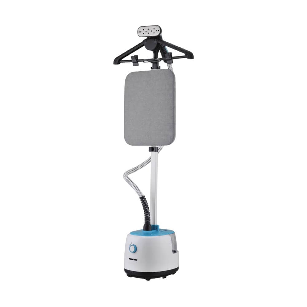 Nikai Garment Steamer, Two Steam Levels For Various Textiles, 1800 W, 2 L, Ironing Board, White, Ngs666Ab