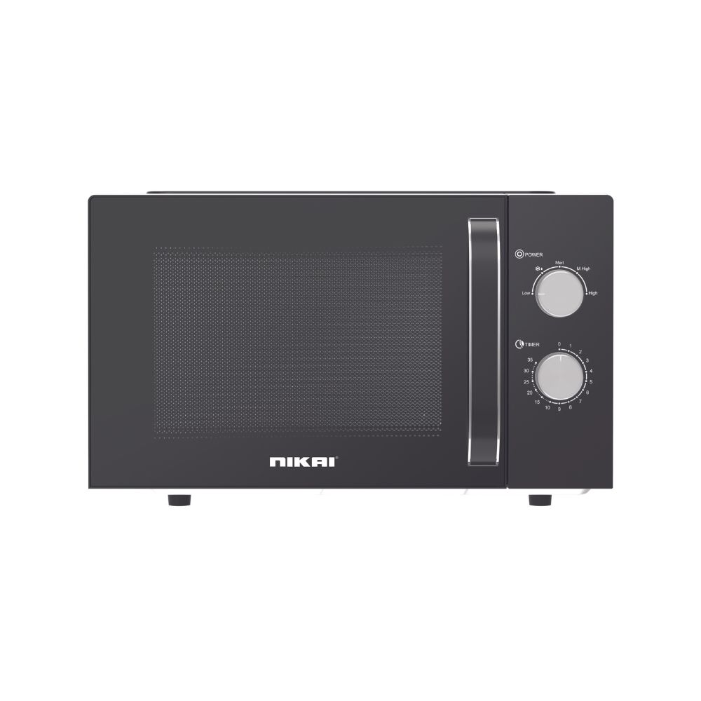 Nikai Microwave, 30 Litres, 900 Watts, Manual Control, 5 Power Levels,,NMO3010MX