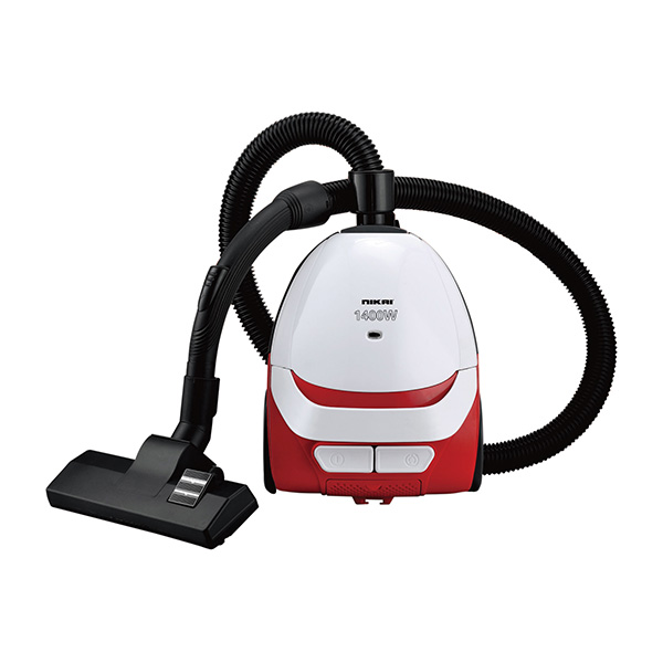 Nikai Duck Vacuum Cleaner, 1400 W, Automatic Cord Rewinder, Red, Nvc2302A1