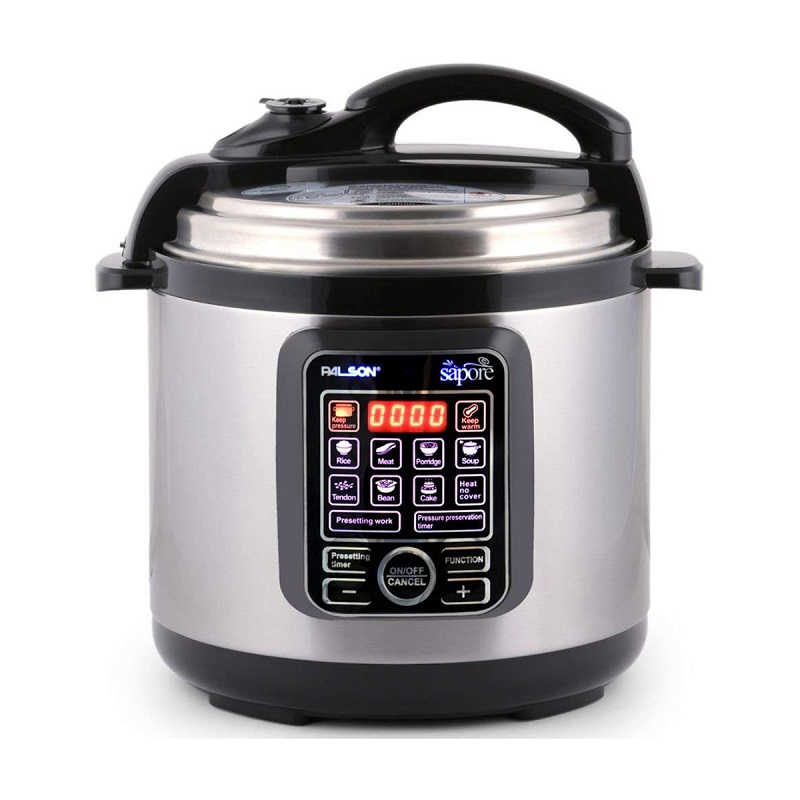 PALSON Pressure Cooker 10 Liter, 1800W, Simple touch buttons for selecting functions and timing - 30927