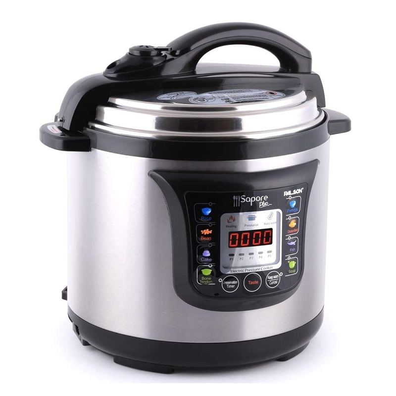 PALSON Pressure Cooker 8 liters, 1200W, Simple touch buttons for selecting functions and timing - 30997