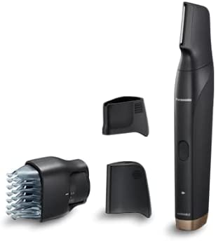 Panasonic Shaver,Rechargeable i-Shaper Beard Trimmer, 20 Cutting Lengths , Protective wide-edged fixed blade,  Washable, Led indicator, Pouch,Black,ER-GD30-K421