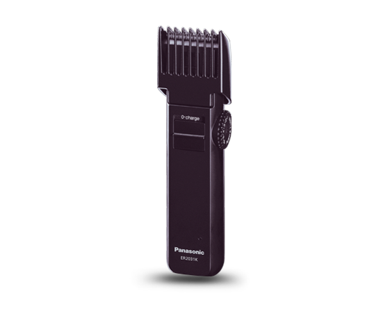 Panasonic  Shaver,Rechargeable Wet/Dry Beard & Hair Trimmer, 12 Cutting lengths (2-18mm), Stainless Steel Blades,  Cord/Cordless,Black,ER2031K7211
