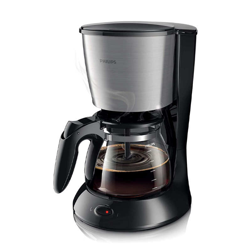 PHILIPS Coffee Maker 1000W, Drip Coffee Maker 1.20 liter, Black - HD7462/20