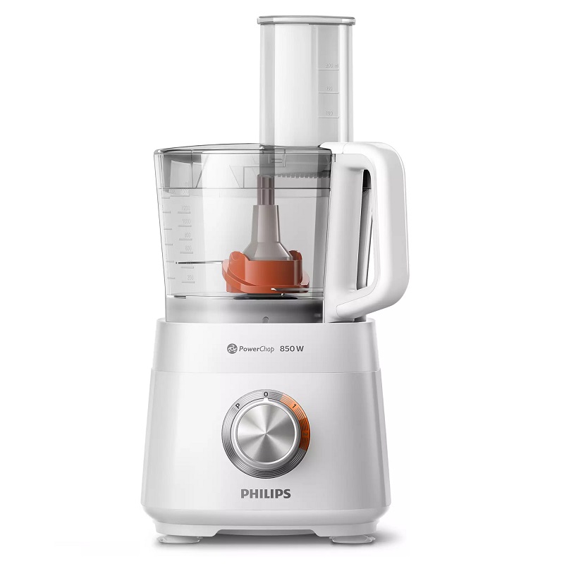 PHILIPS Food Processor 850W, 30 Functions, 2 in 1 Tablet, Citrus Press and Grinder, White - HR7520/01