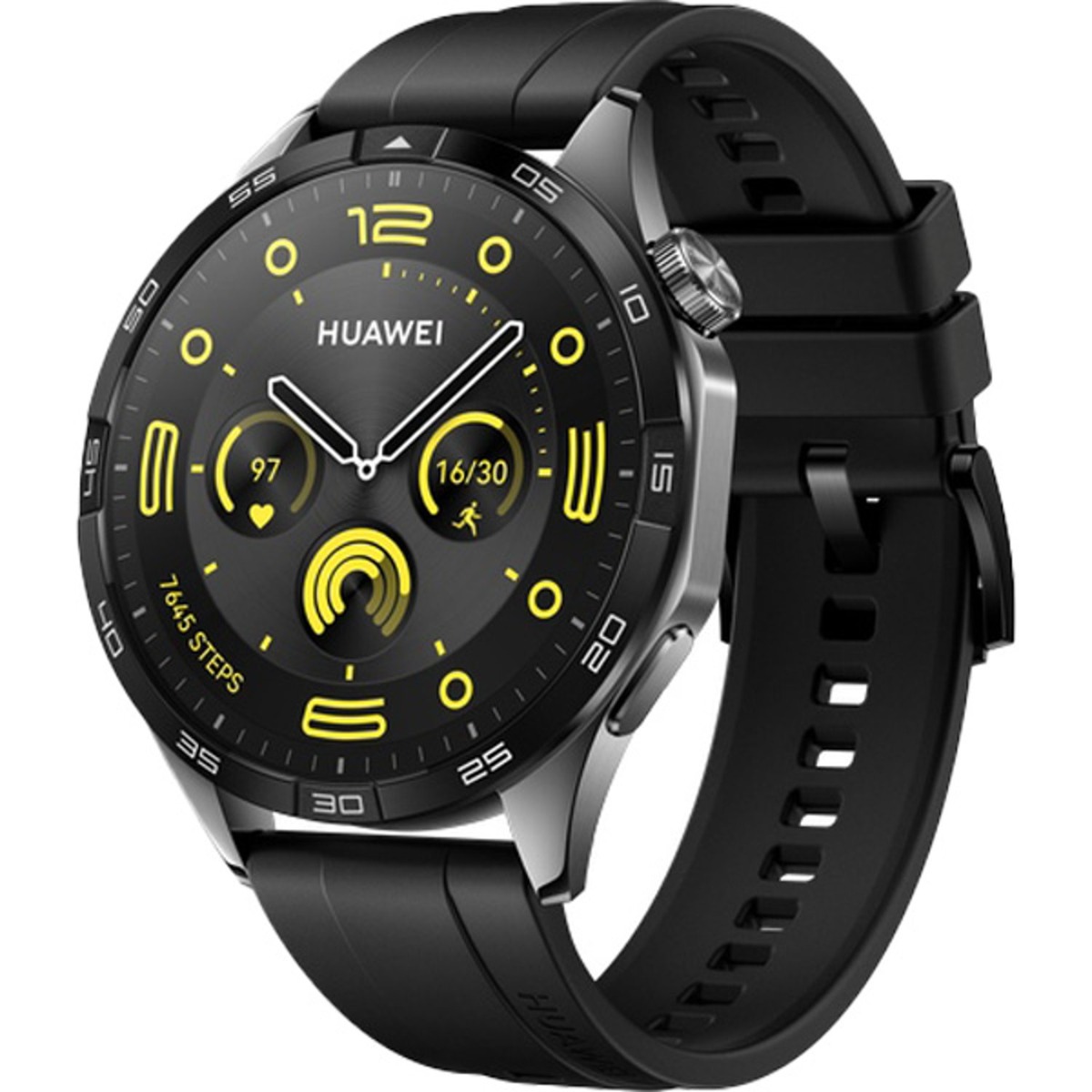 Huawei Smart Watch Pa Gt4 Phoinix,B19F 46Mm  Fluororubber,Black,PNX-B19F 