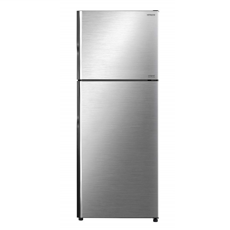 HITACHI Double Door Refrigerator 14.3 Cu.Ft, 407 Ltr, INVERTER, Silver Platinum - R-V470PS8K BSL 