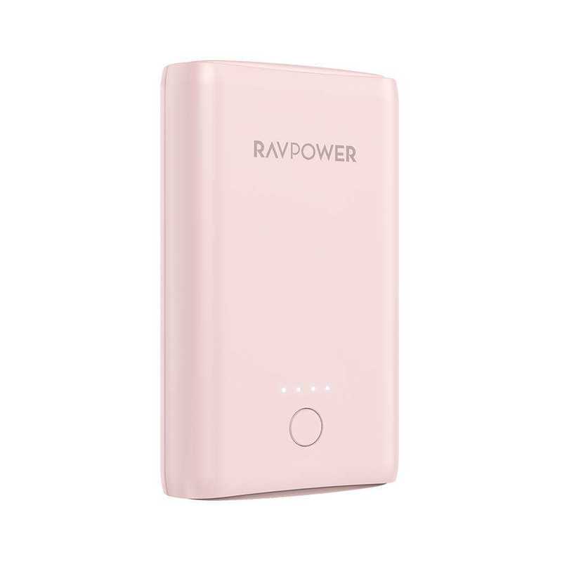 RAVPower Portable Charger 10050 mAh, iSmart, Pink- RP-PB170