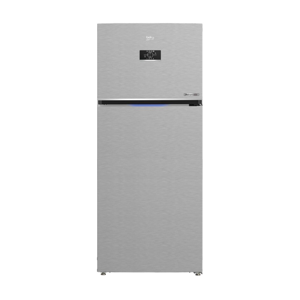 Beko Double Door Refrigerator,19.7 cu.ft , 557L ,Silver,RDNE20C0XP