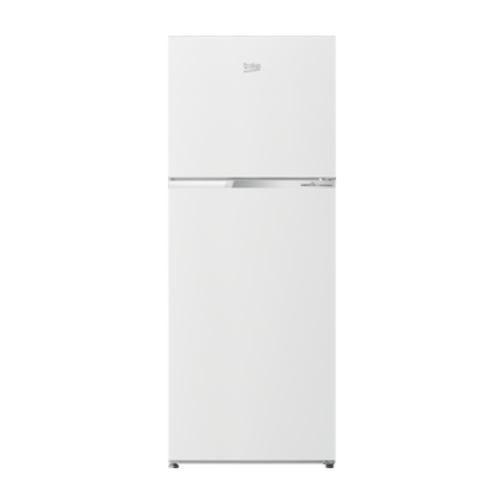 Beko Two-door refrigerator, 13 feet , 477 liters, White - RDNT13C3W