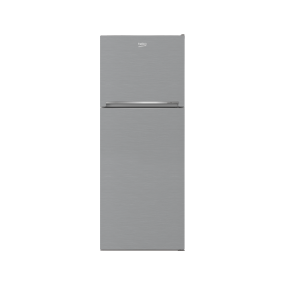 Beko Two-door Refrigerator, 15 feet, 477 Ltr, Silver - RDNT15C0S