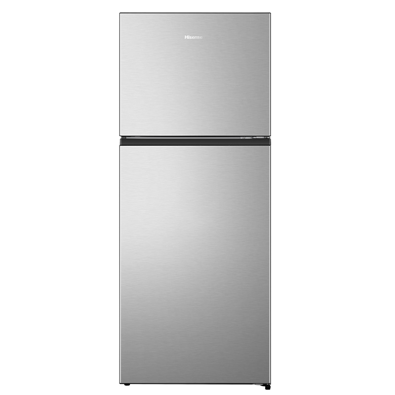 Hisense Refrigerator Double Doors, Steel, 13.2 Cu.ft , 375 Ltr - RT48W2NK