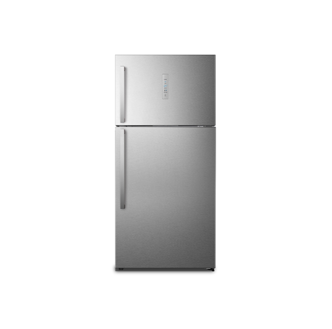 Hisense Refrigerator Double Door, 17.9 ft, 508 L, Steel - RT66W2NL