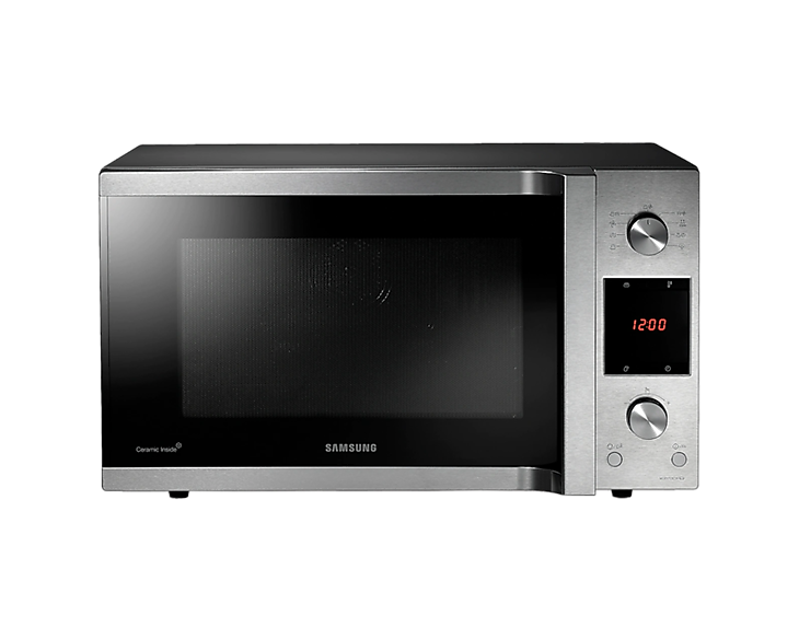Samsung Microwave 45 Liter, Output Power900W, Power Consumption 1400W, S.Steel- MC455THRCSR/ZA