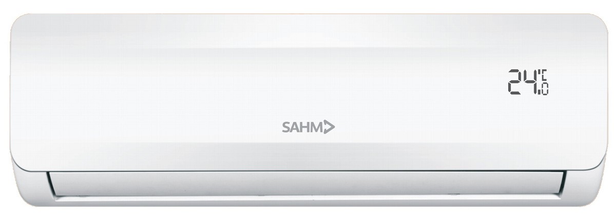Sahm Split air conditioner 21000 BTU, cold Only, perfect air distribution, low noise,  high cooling speed,  powerful compressor,  Freon 410 -  SHM-24SSC-A