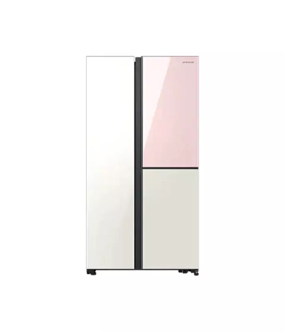 SAMSUNG Side by Side Refrigerator 4 Doors, 22.6 Cu.ft, 640 Ltr, White - RH62A50E16C/ZA