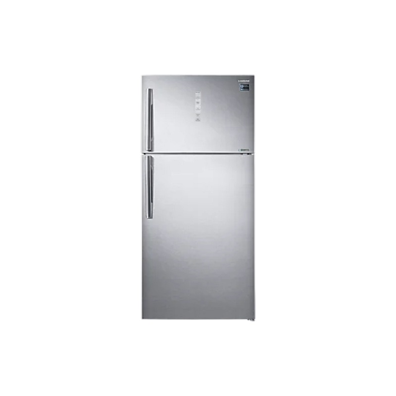 SAMSUNG Double Door Refrigerator 21.09 Feet, 620 Liters, LED Lighting, Silver - RT62K7050SLZA