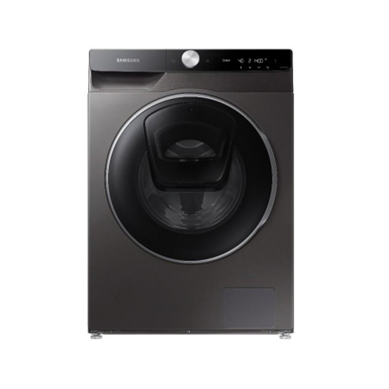 SAMSUNG Washing Machine Front Load 12 Kg, Dryer 75%,18 Programs, 1400RPM, LED Light, Black - WW12TP84DSXYL
