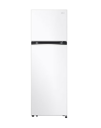 LG Two Door Refrigerator, 9.3 cu.ft, 264 Ltr, Inverter, White - LT11CBBWIV