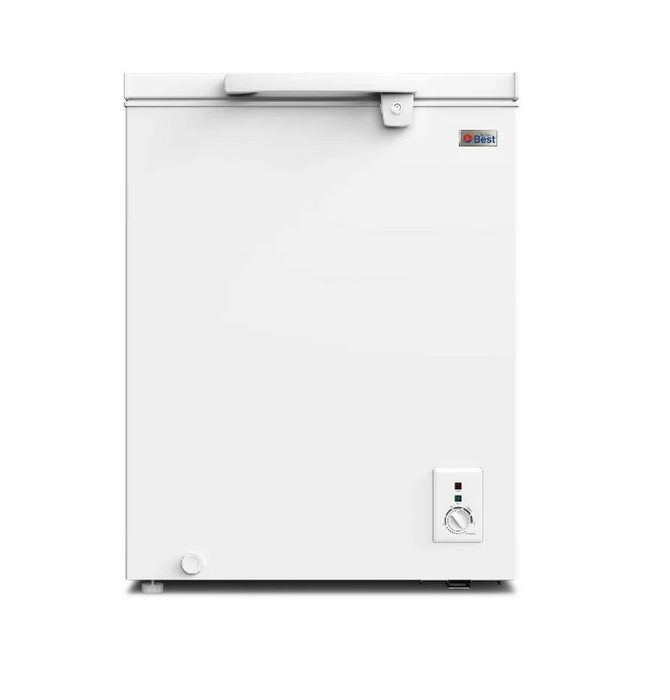 TECHNO BEST Chest Freezer, 5ft.cu, 142 Ltr, Fast Cooling, front Drain System, White - BCF-150L