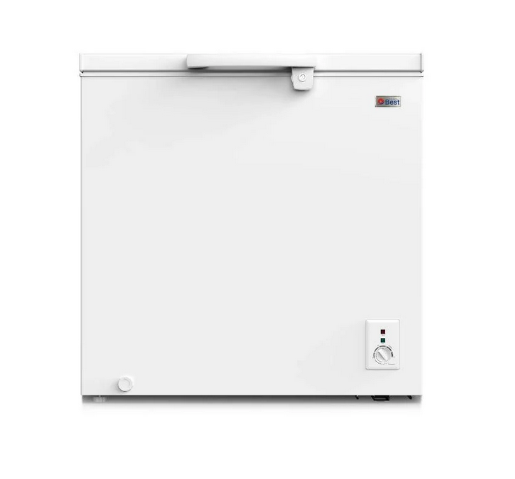 TECHNO BEST Chest Freezer, 7ft.cu, 199 Ltr, Fast Cooling, front Drain System, White - BCF-200L