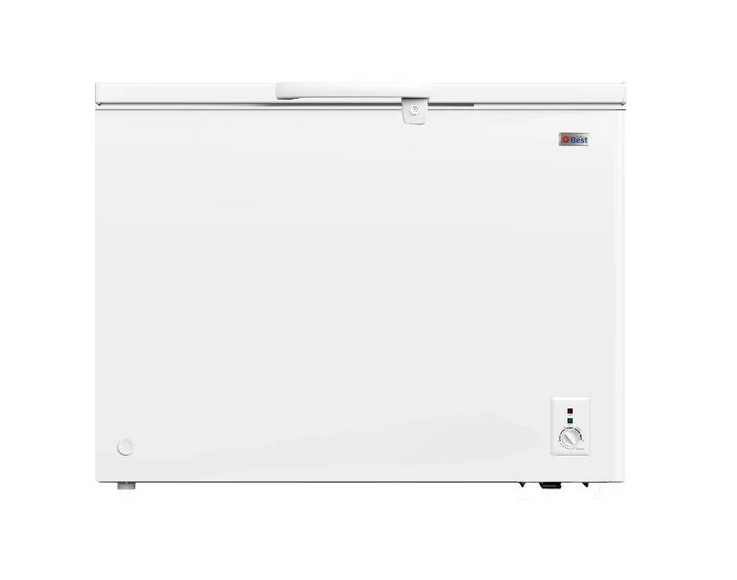 TECHNO BEST Chest Freezer, 10.6ft.cu, 299 Ltr, Fast Cooling, front Drain System, White - BCF-300L