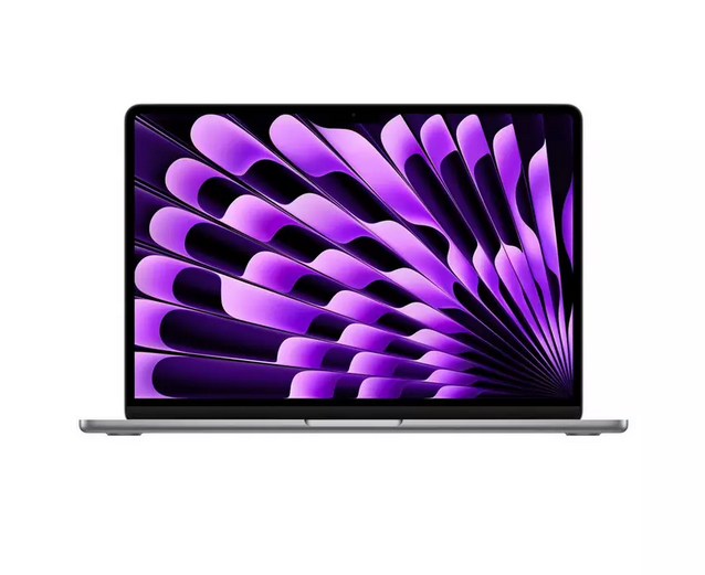 MacBook Air 13-inch: Apple M3 chip with 8-core CPU and 8-core GPU, 8GB, 256GB SSD , Space Grey - MRXN3AB/A