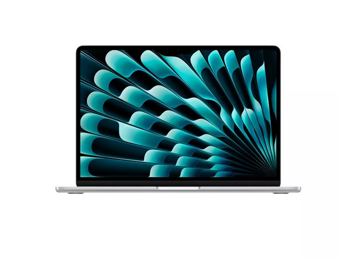 MacBook Air 13-inch: Apple M3 chip with 8-core CPU and 8-core GPU, 8GB, 256GB SSD - Silver - MRXQ3AB/A