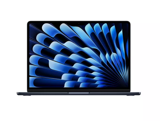 MacBook Air 13-inch: Apple M3 chip with 8-core CPU and 8-core GPU, 8GB, 256GB SSD - Midnight - MRXV3AB/A