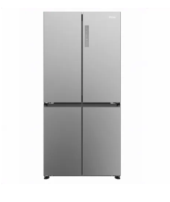 Haier Refrigerator 4-Door, 15.3 CF/433 L, Twin Inverter, Steel - HRF-525SS