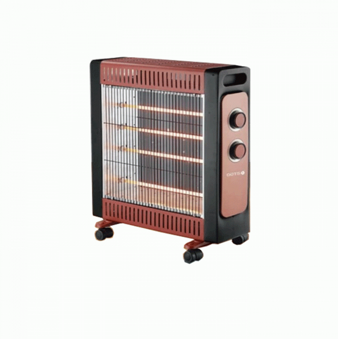 Dots Electric Heater, Rectangular Design, 2200W, 2 Heating Settings - NI-24A