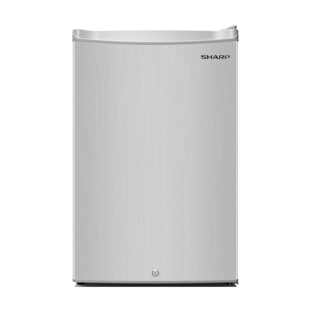 Sharp Single Door Minibar Refrigerator, 122L ,Silver,SJ-K155X-SL