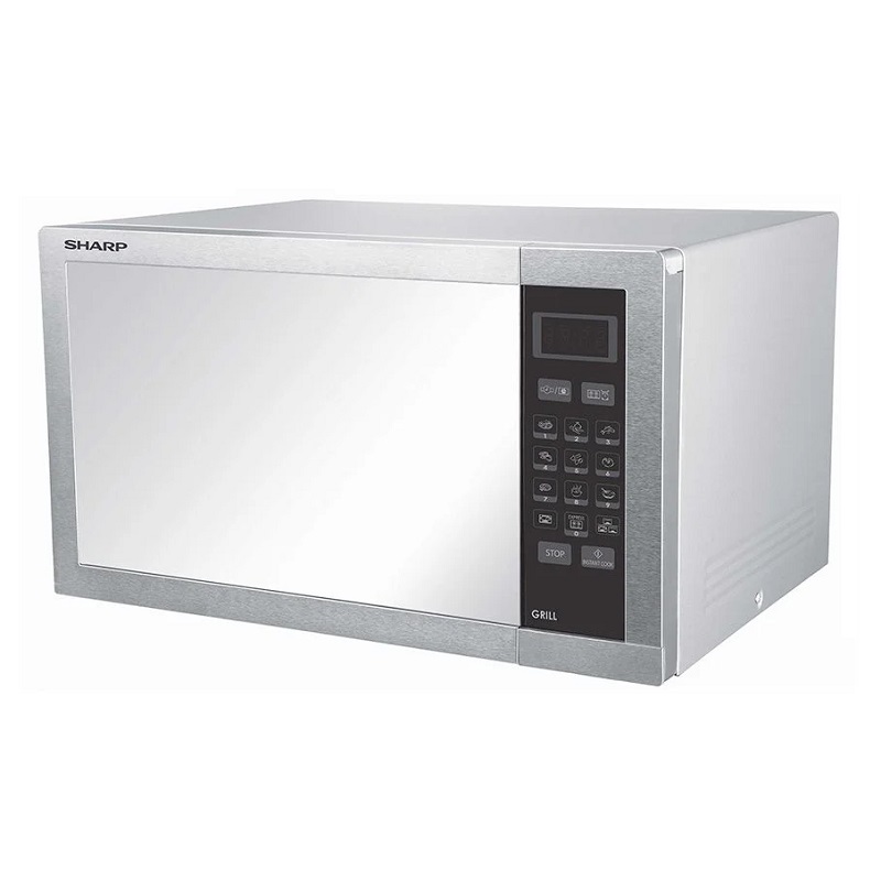 SHARP Microwave 34 Liter, 1000W, 220V, 60Hz, Stainless Steel - R-77AS ST