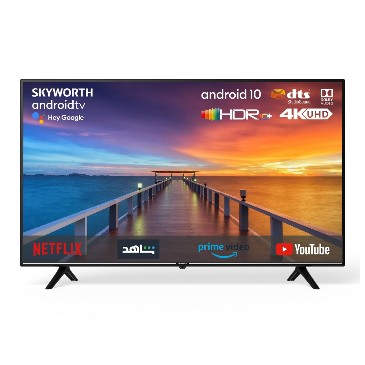 Skyworth 50inch UHD 4K, HDR 10, SMART, Android 10, LED TV- 50SUC8300