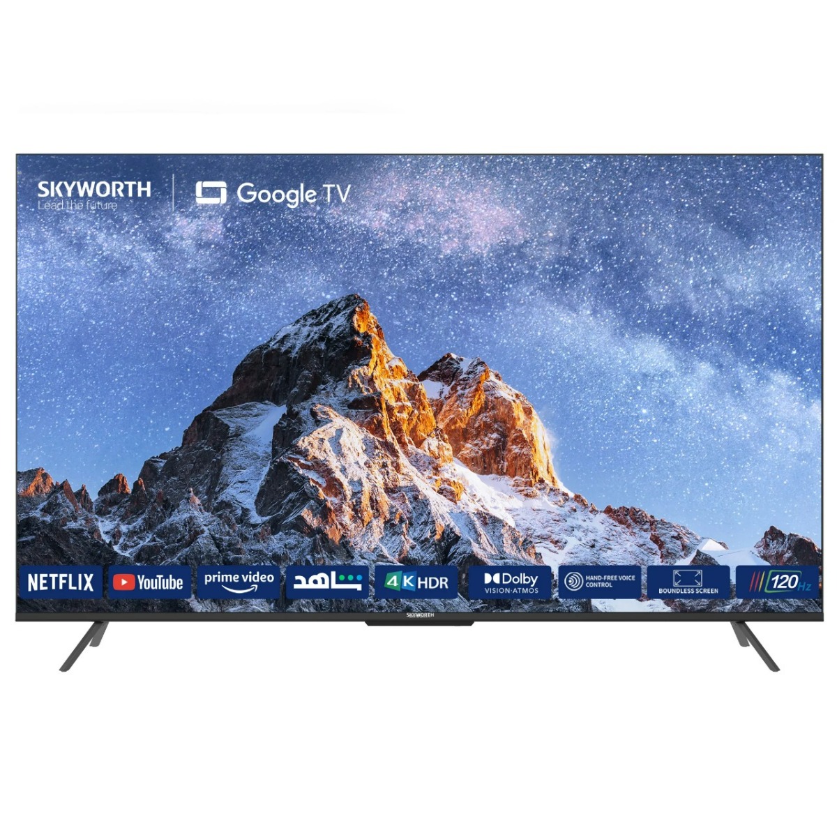 Skyworth 86 inch UHD 4K, HDR 10+, SMART, GOOGLE TV, LED - 86SUE9550
