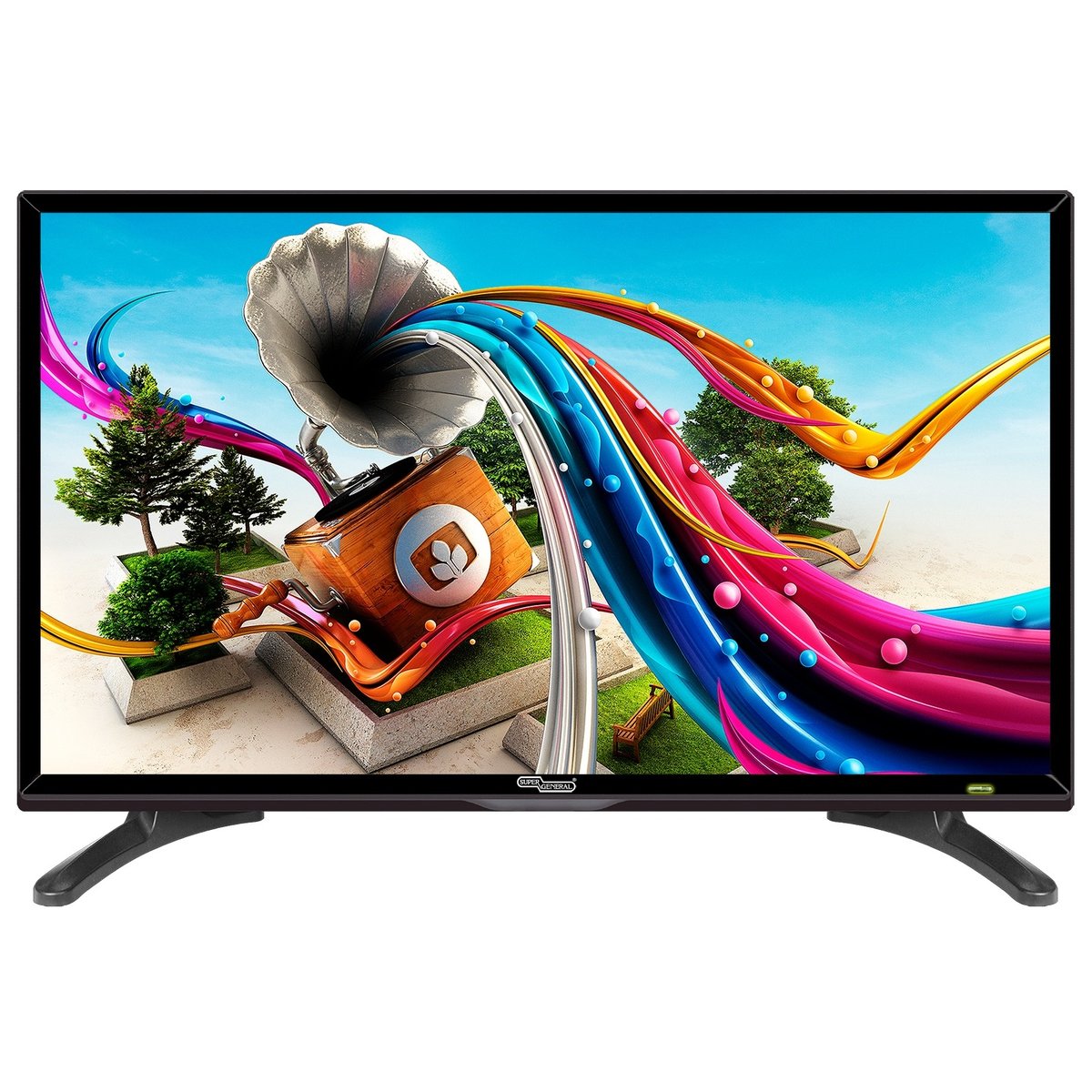 SUPER GENERA 32 HD, SMART TV - Frameless and with Wall Bracket, Black - KSGLED32HHS9A