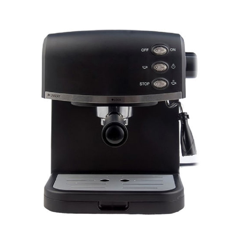 Super Star Coffee Maker 1.5 Liter, 850W, Double Filter Stainless Steel, Black - GSS-CM-4695