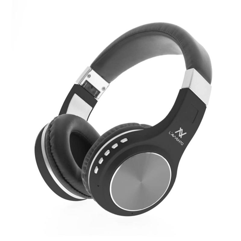 L'avvento Folding Bluetooth Headphone, Black - HP-10-B