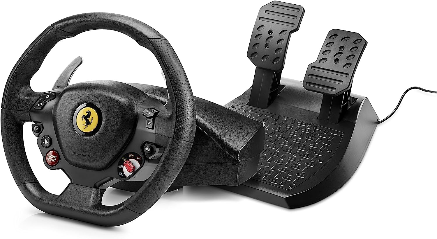Thrustmaster Ferrari 488 GTB Edition Racing Wheel (PS4, PC) Works with PS5 Games ,T80 