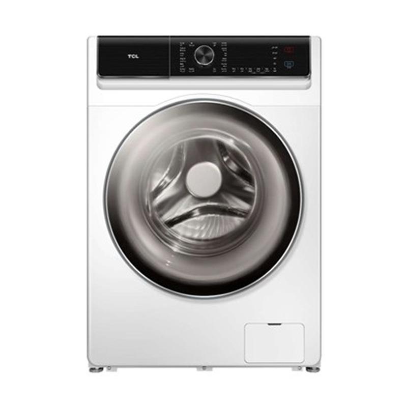 TCL Washing Machine 8 kg, Front Load, Drying 100%, White -TWD-C805W