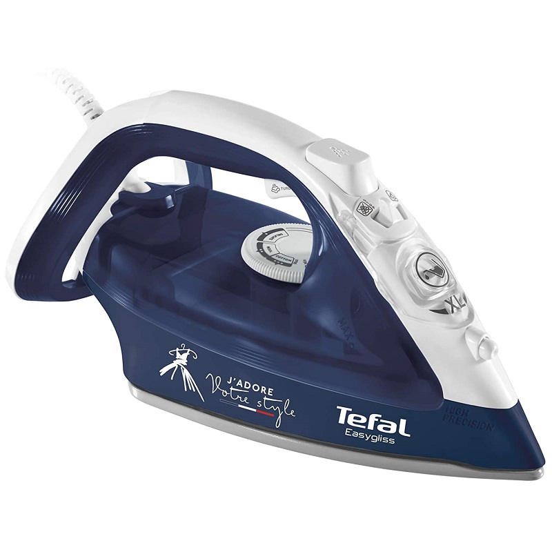 TEFAL Steam Iron 2400W, Made in France, Navy - FV3968M0