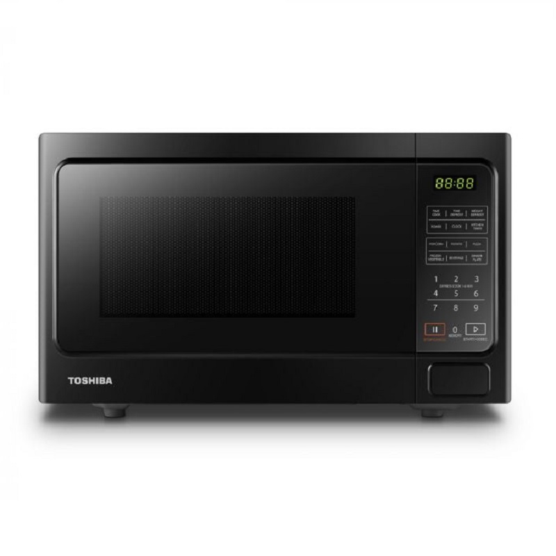 TOSHIBA Microwave 34 Liter, 1000W, Digital, 9 Cooking Programs, Chinese Industry, Black - MM-EG34PB(BK)