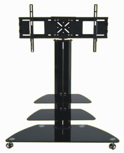 تريم طاولة مع استاند لشاشات LCD & LED يحمل حتى 65 بوصة, أسود - TRM-K111